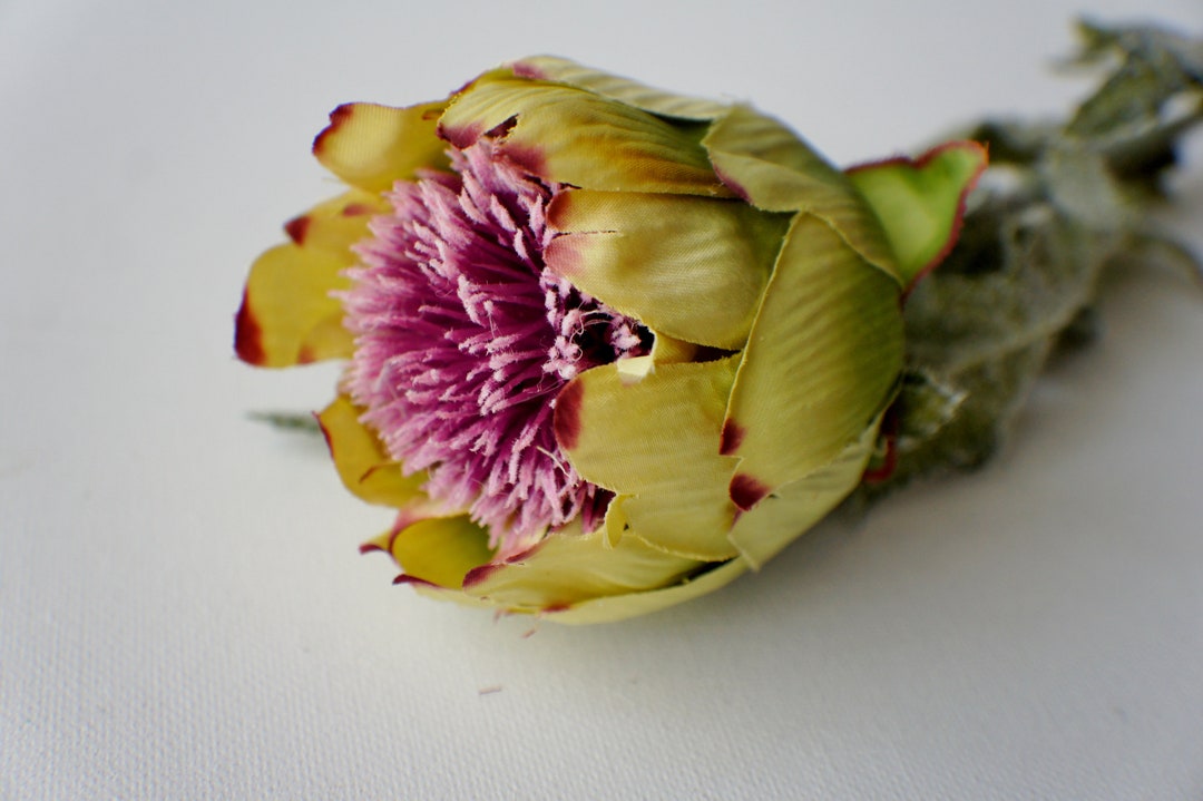 25 Tall Protea Foam Flower Blue Artificial Flower Etsy