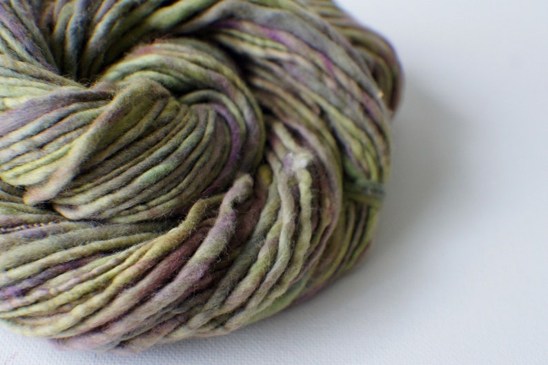 Thick and Thin Yarn knitting supplies crochet supplies Art Yarn SALE: Bulky handspun yarn