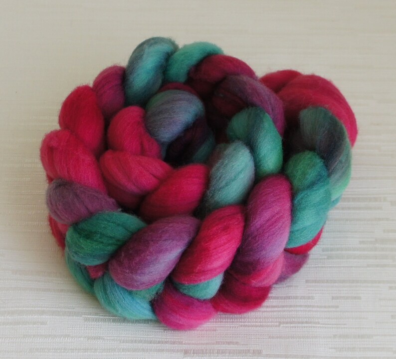 Merino Wool Roving Hand Painted Felting or Spinning Fiber Etsy