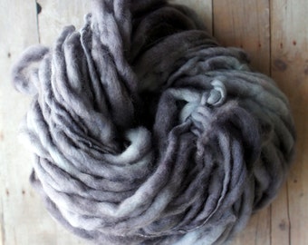 SALE: Bulky handspun yarn, Thick and Thin Yarn, Art Yarn, knitting supplies crochet supplies