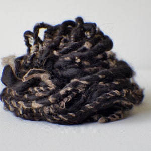 SALE: Thick and Thin Handspun Yarn, Angora Yarn, knitting supplies crochet supplies, thick n thin