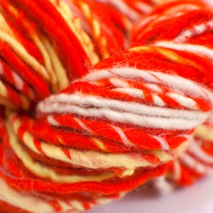 SALE: Bulky handspun yarn, Thick and Thin Yarn, Art Yarn, knitting supplies crochet supplies