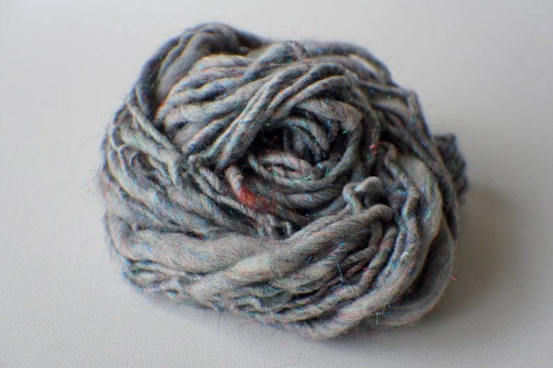 knitting supplies crochet supplies Thick and Thin Yarn thick n thin Merino Art Yarn Handspun Yarn