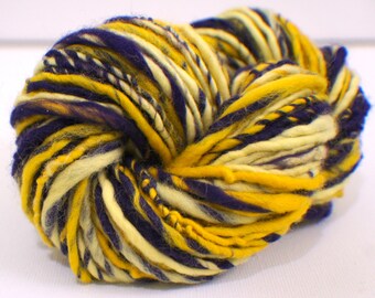 SALE: Bulky handspun yarn, Thick and Thin Yarn, Art Yarn, knitting supplies crochet supplies