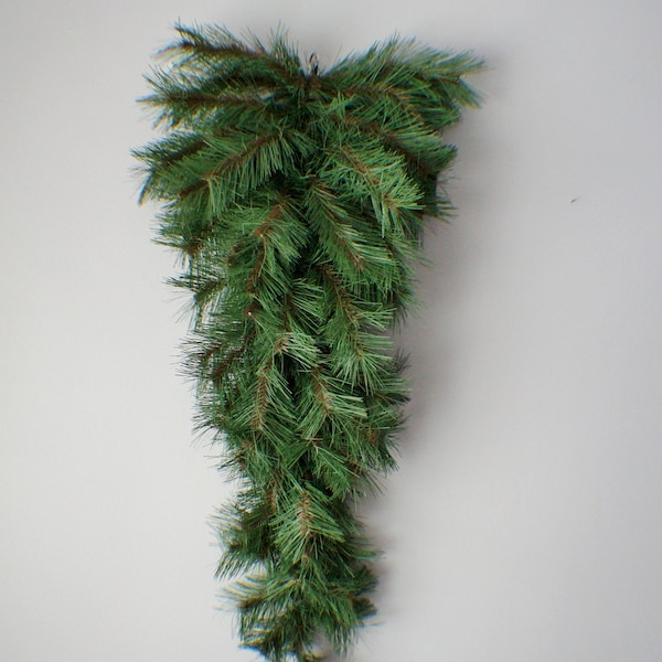 30" Pine Swag, Swag base, Christmas Swag base, Pine Swag, Chrismas swag for door, Christmas swag  artificial teadrop swag Christmas Greenery