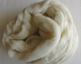 SALE Felting or needle felting Wool - Merino Sliver - 100g Needle felting  - White