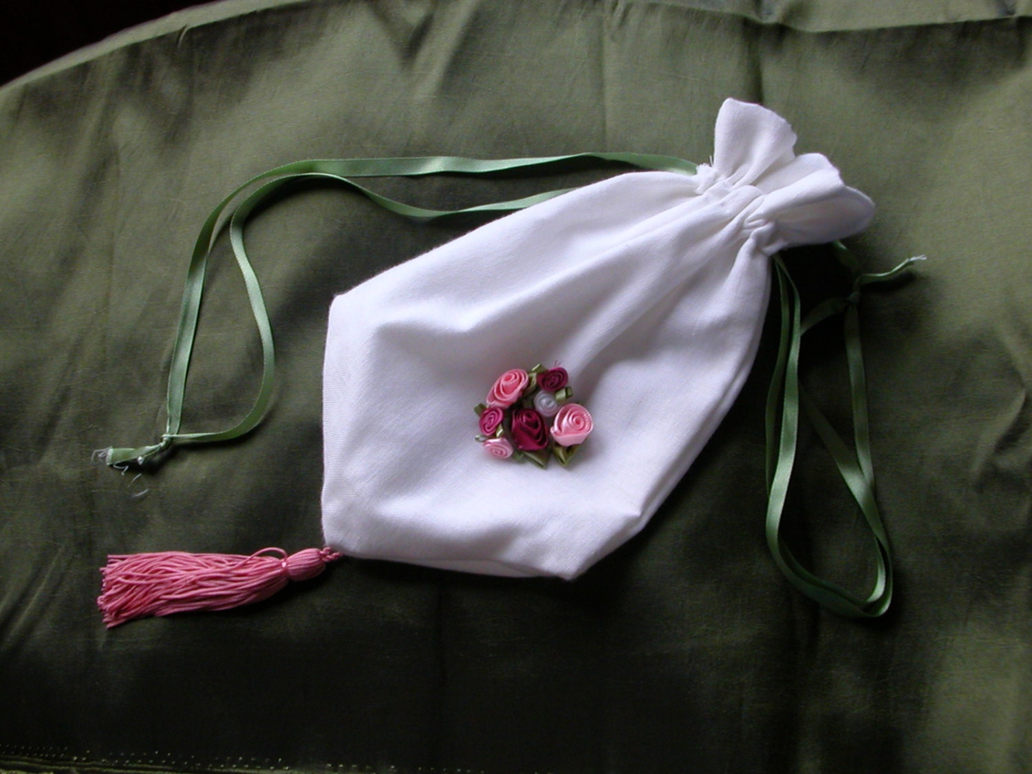 PAPER PATTERN Reticule drawstring pouch with tassel pointed - Etsy.de