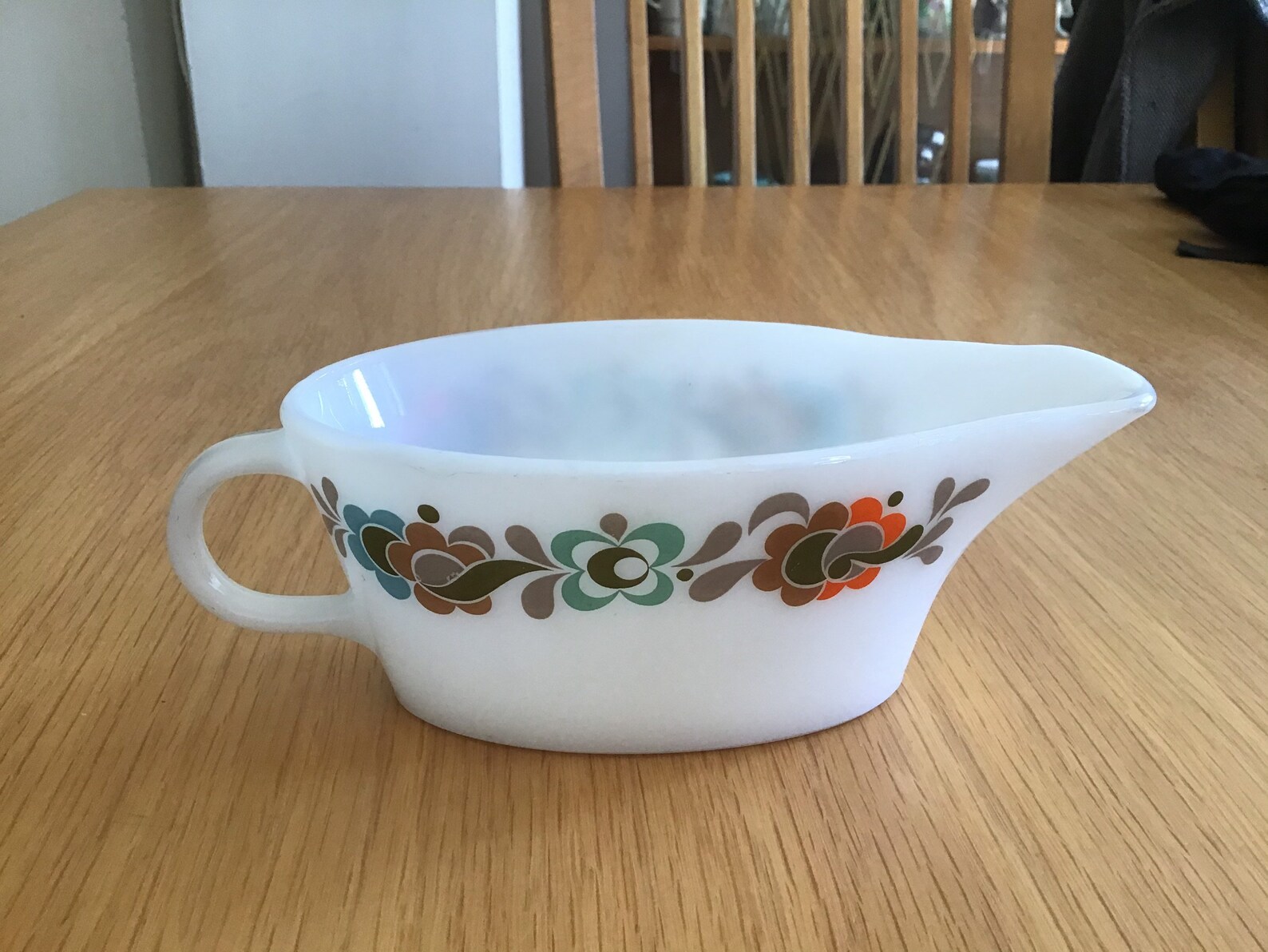 Mid Century Pyrex Gravy Boat Etsy