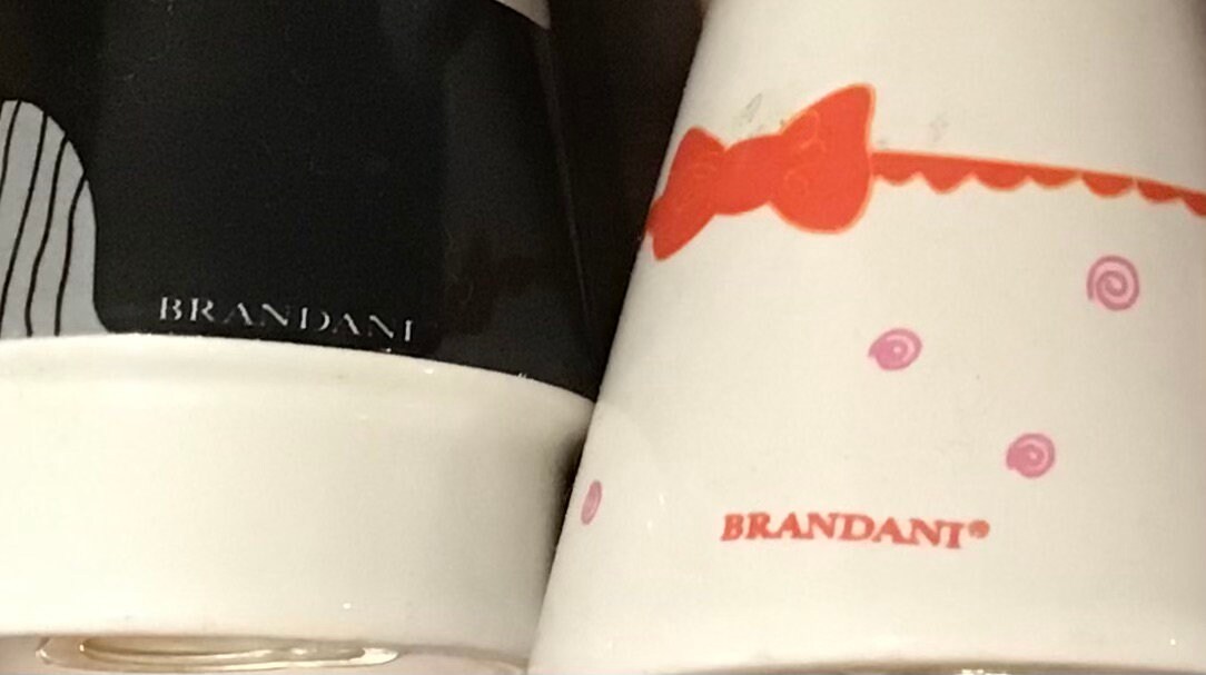 Rare Mid Century Modern Brandani Bride and Groon Salt and Pepper