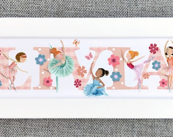 Ballet Bedroom Door Sign