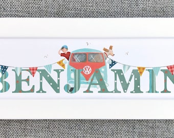 Campervan Bedroom Door Sign