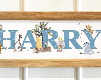 Winnie the Pooh Bedroom Door Sign