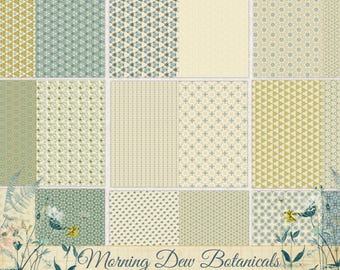 Botanisch plakboek, ongewenste dagboekpagina's, shabby chic afdrukbaar papierpakket