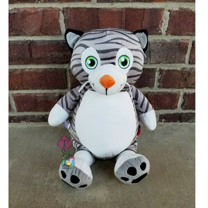 Personalized Animal Baby Cubbies - Cat - Kitty - Embroidered - Stuffed Animal - Birth Announcement - Baby Gift - Personalized Animal