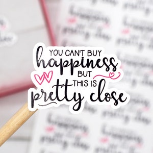 Happy Mail-sticker, bedankt voor het winkelen klein, Etsy-sticker, kleine onderneming