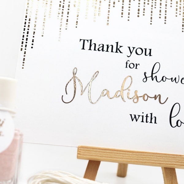 Mani Thanks Tags Bridal Shower - Etsy