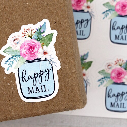 Handmade Just for You Thank You Stickers Small Business - Etsy