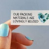 Printable Recycle Packaging Label for Reused Box Sticker. Funny Grandpa ...
