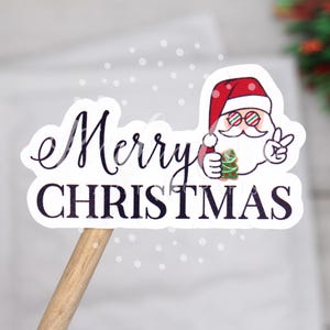 Adesivi di Buon Natale, Adesivi di posta felice, Etichette adesive per biglietti di Natale, Confezioni regalo per piccole imprese, Grazie per piccoli negozi Etsy