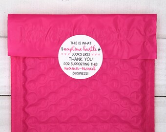 Thank You For Supporting This Mama Owned Business Stickers - 500 Roll Small Shop Appreciation Labels