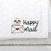 Sloth Happy Mail Stickers, Cute Sloth Mail Sticker, Thanks for Shopping ...