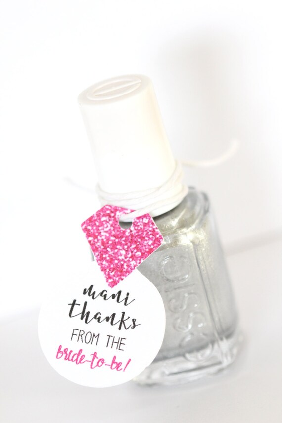 nail polish shower favors