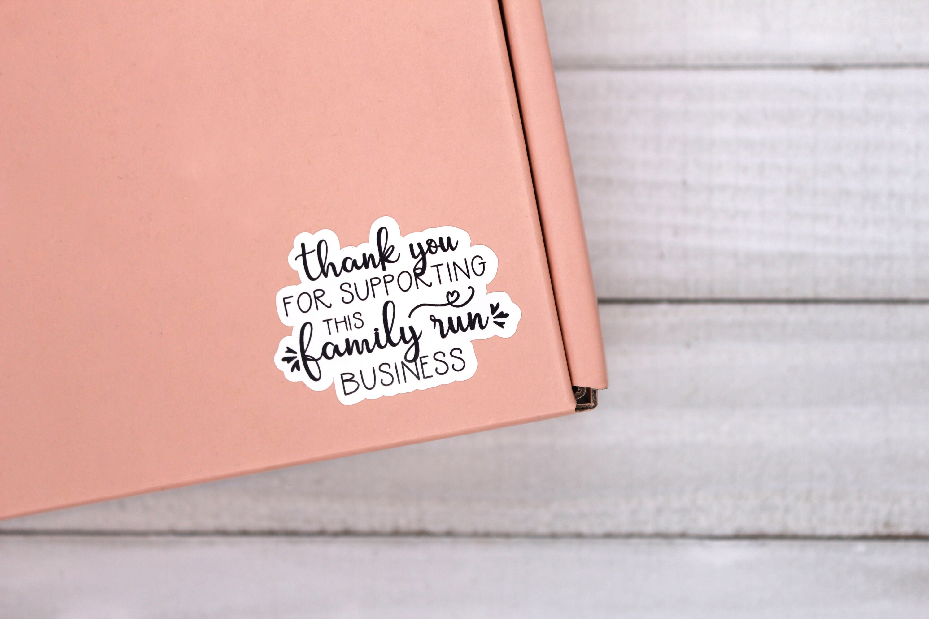 Thank You For Supporting This Mama Owned Business Stickers - 500 Roll Small Shop Appreciation Labels
