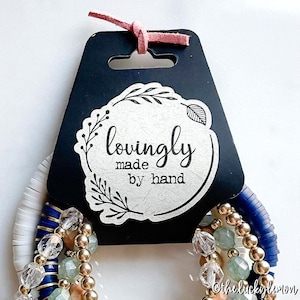 Fatto a mano con amore, adesivo Etsy, regalo fatto a mano, adesivo di spedizione, sigillo busta, con amore solo per te, grazie per aver acquistato in piccolo