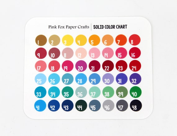  Cute & Colorful Envelope Seal Stickers - 6 Round Solid