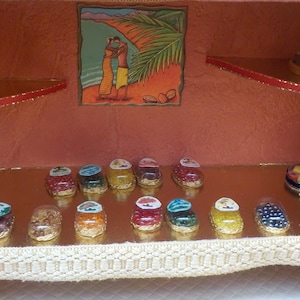 Box of miniature candies 1/6th 1/12th - 8 colors to choose from