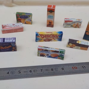 Miniature biscuit box - 1/12th - 1/6th - 9 models to choose from