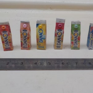 Miniature milk drink brick - 1/12th - 1/6th - 6 models to choose from