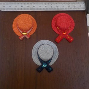 Miniaturhut im Maßstab 1/12 - 3 Farben zur Auswahl