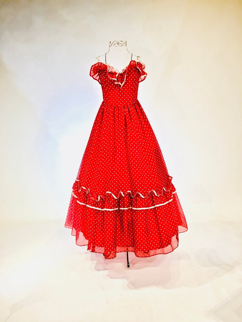 Jessica McClintock Red Strapless Dress