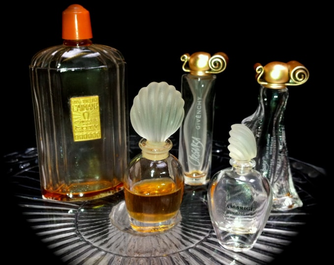 Vintage French Perfumes and Bottles Collectible Givenchy Coty Organza