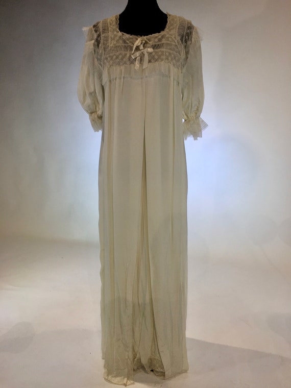 Vintage I. Magnin 1940s Chevette Negligee Set~Orig