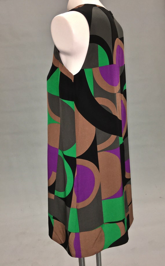 Vintage M Missoni Silk A-line Dress ~1970s ~Class… - image 3