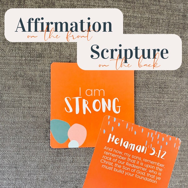 Kid Power Words + Scripture Mastery Cards