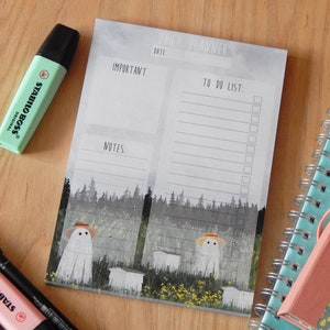 Ghost Beekeepers A5 Sized Daily Planner