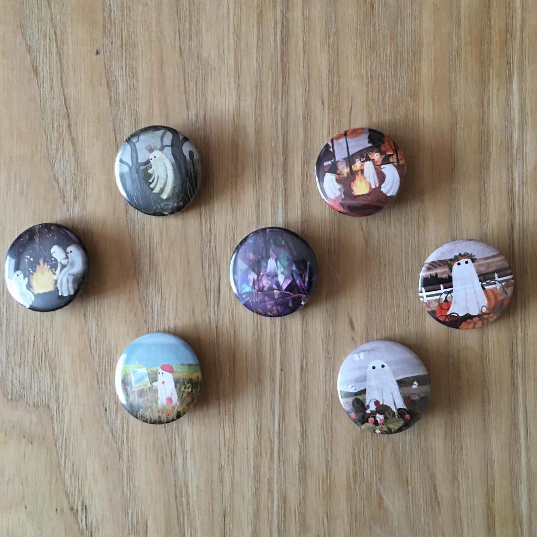 Ghost 31mm Button Badges 2 - Etsy