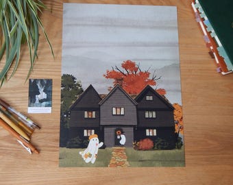 セーラムハウス A3サイズアートプリント