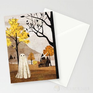 Carte de voeux A6 Brumes d'automne