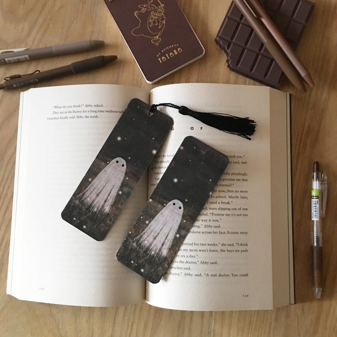 Fireflies Bookmark (velvet Finish) Options With or Without Tassel - Etsy