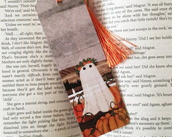 Pumpkin King Ghost Bookmark