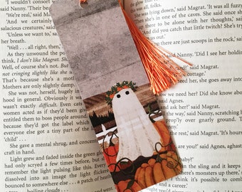 Pumpkin King Ghost Bookmark