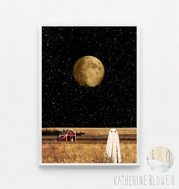 Harvest Moon A3 Sized Art Print - Etsy