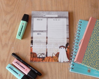 5.8 x 8.3 inches Pumpkin King A5 Sized Daily Planner