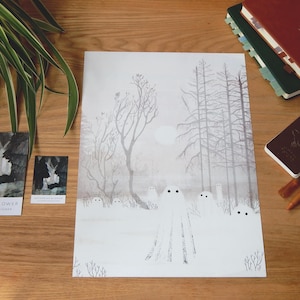Solstice Ghosts A3 Art Print