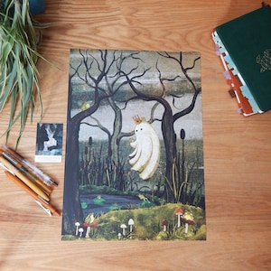 The Frog Prince A3 Art Print