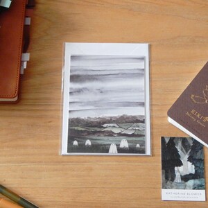 Carte de voeux Darkening Skies A6 avec enveloppe